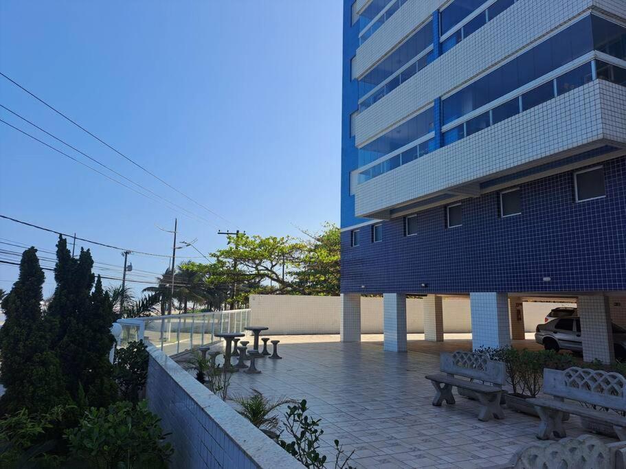 Apto Aconchegante Beira Mar Com Ar No Quarto Solemar Exterior foto