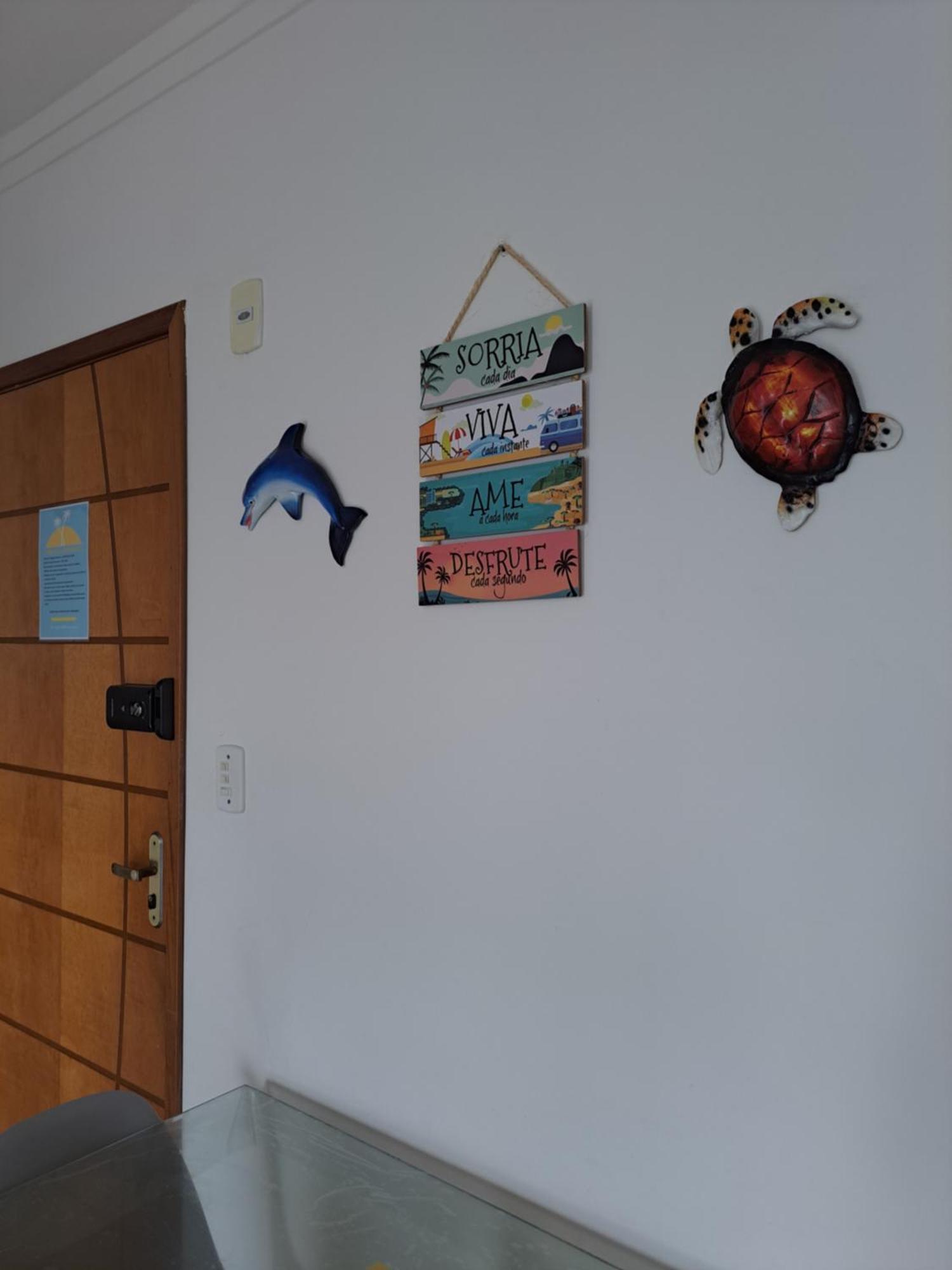 Apto Aconchegante Beira Mar Com Ar No Quarto Solemar Exterior foto