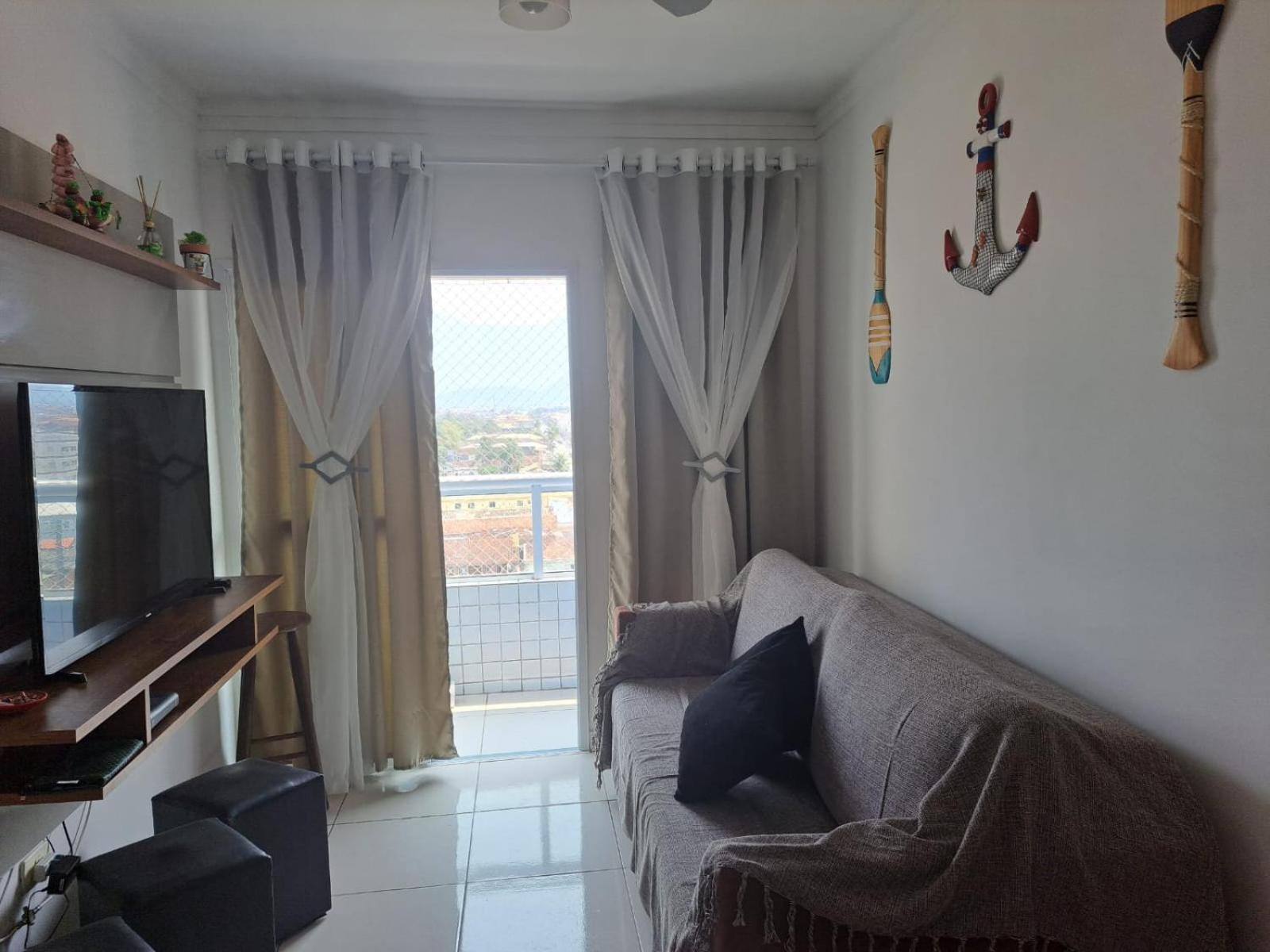 Apto Aconchegante Beira Mar Com Ar No Quarto Solemar Exterior foto
